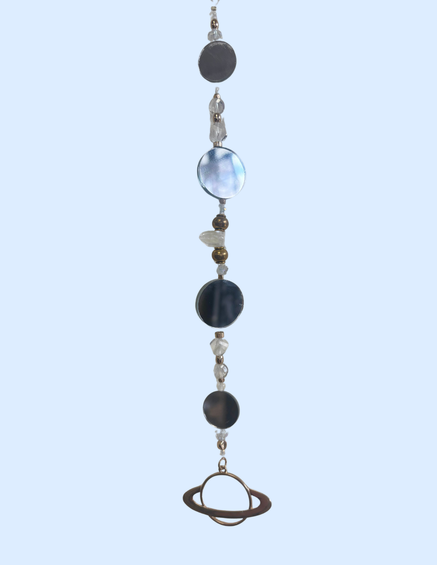 Saturn Alignment Suncatcher | Clear Quartz Light Catcher