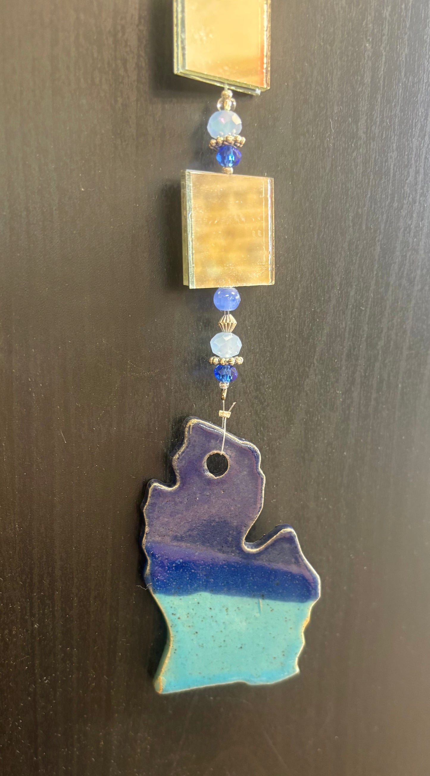 Michigan Ceramic Sun Catcher
