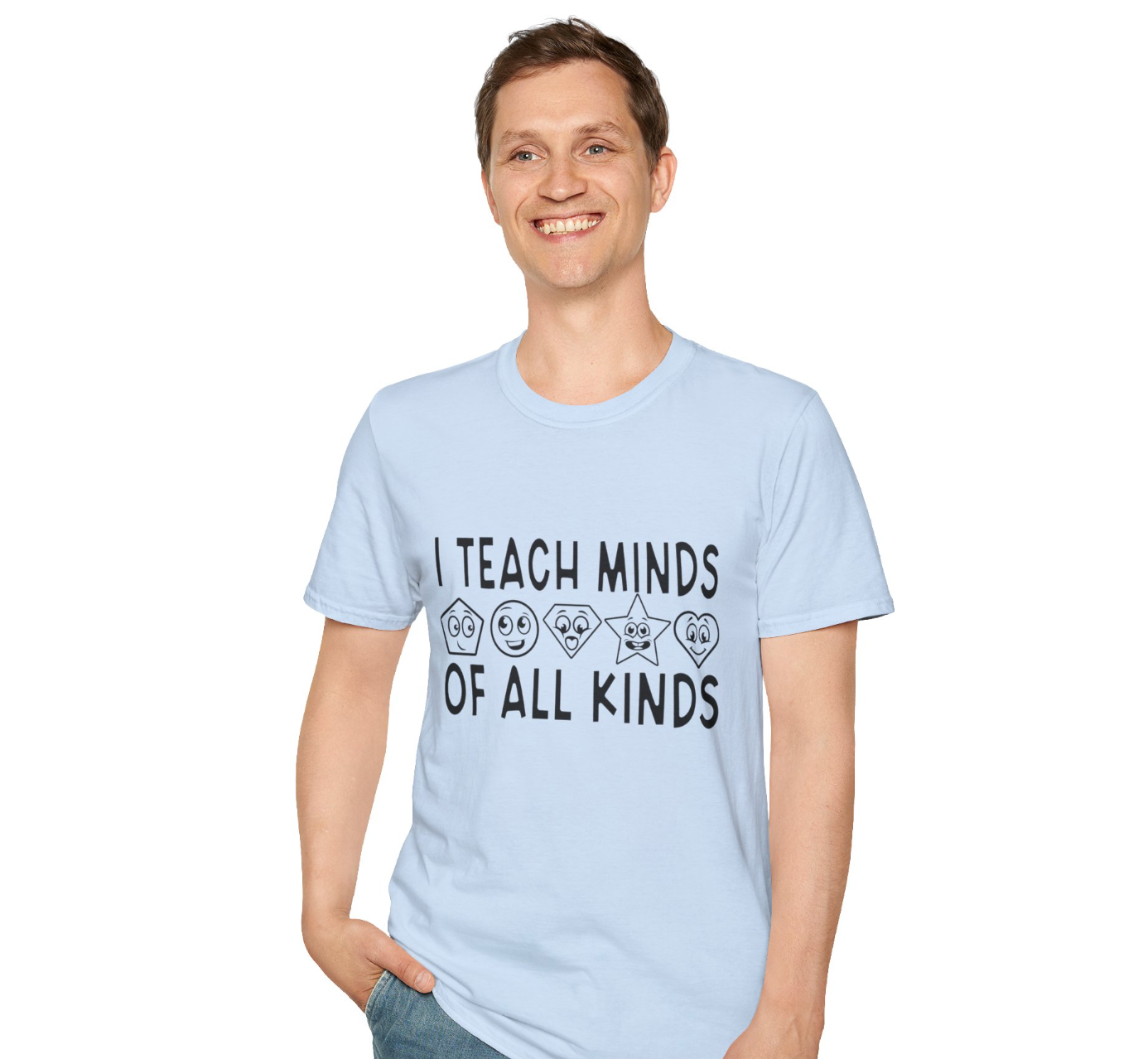 "I Teach Minds of All Kinds" T-Shirt – Celebrate Neurodiversity & Inclusive Education!