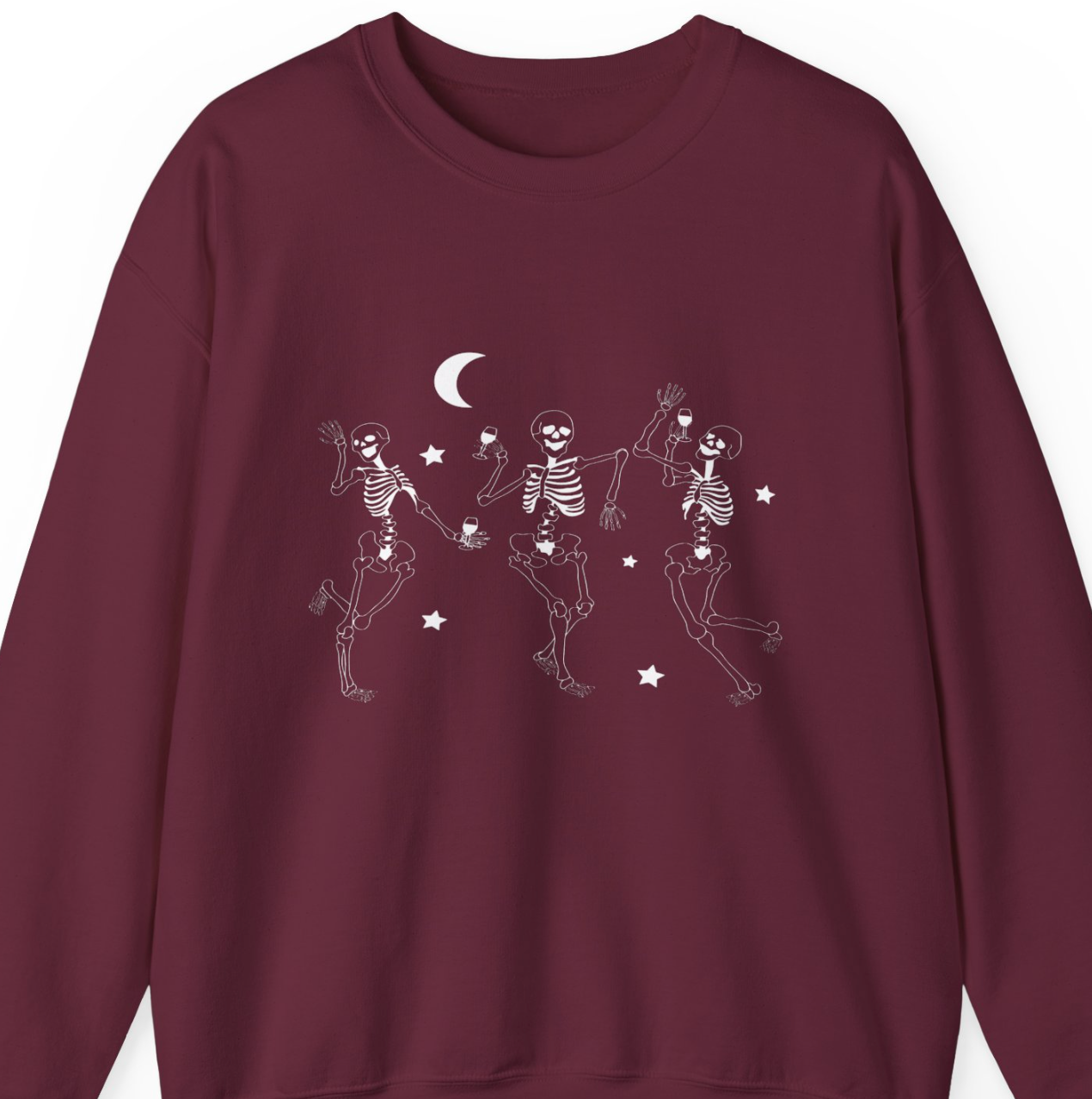 Dancing Skeletons with Wine" T-Shirt – A Toast to the Afterlife! 🍷💀