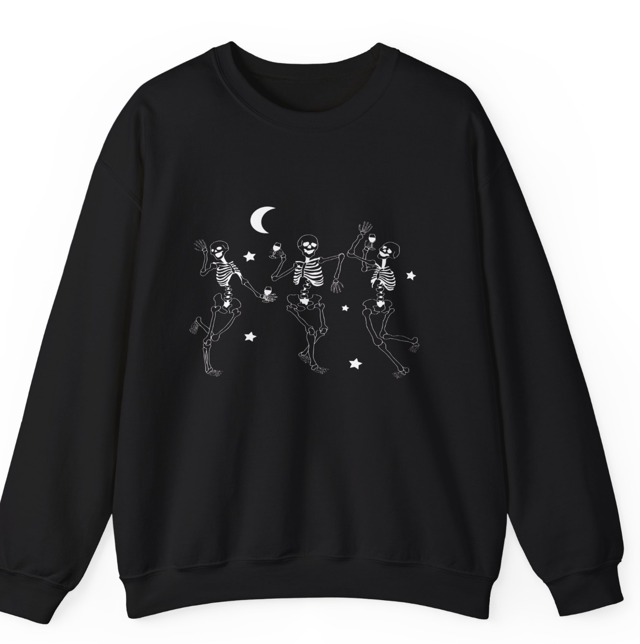Dancing Skeletons with Wine" T-Shirt – A Toast to the Afterlife! 🍷💀