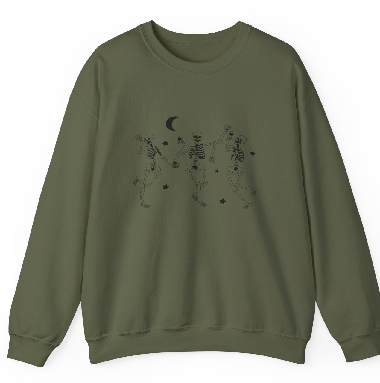 Dancing Skeletons with Wine" T-Shirt – A Toast to the Afterlife! 🍷💀