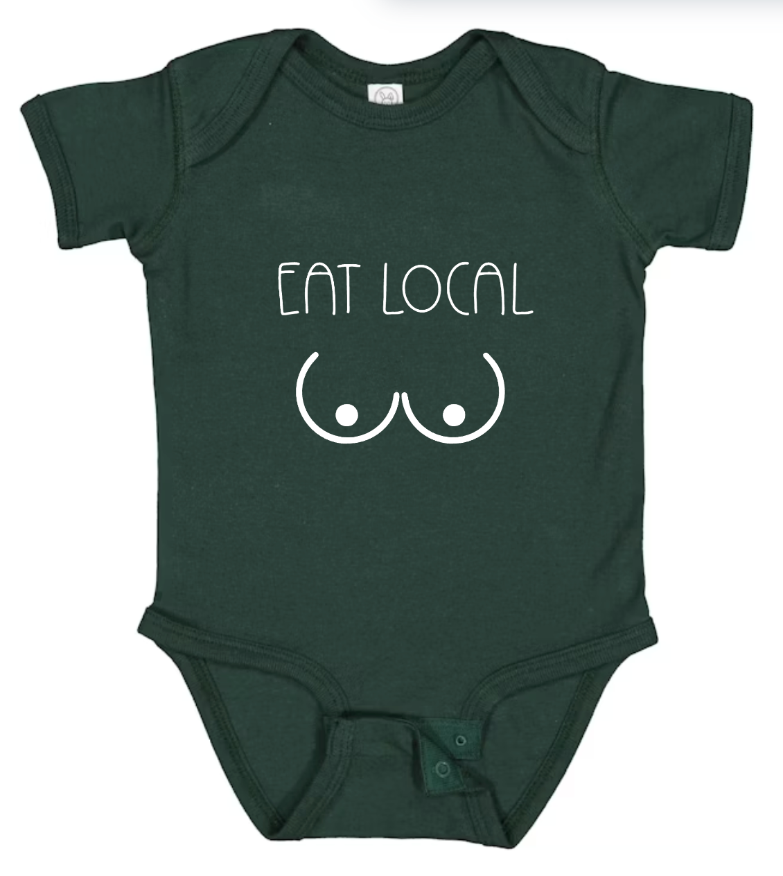 "Eat Local" Baby Onesie – Breastfeeding Support