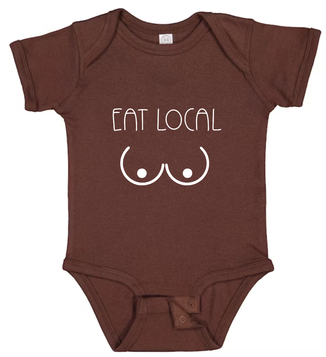 "Eat Local" Baby Onesie – Breastfeeding Support