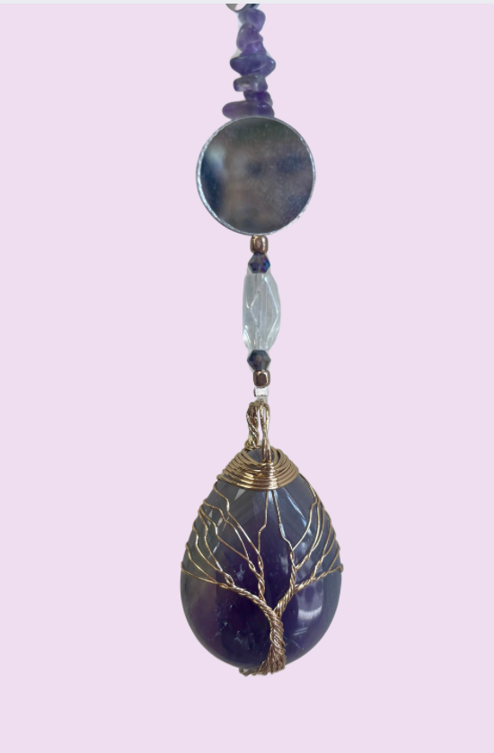 Amethyst Tree of Life Suncatcher