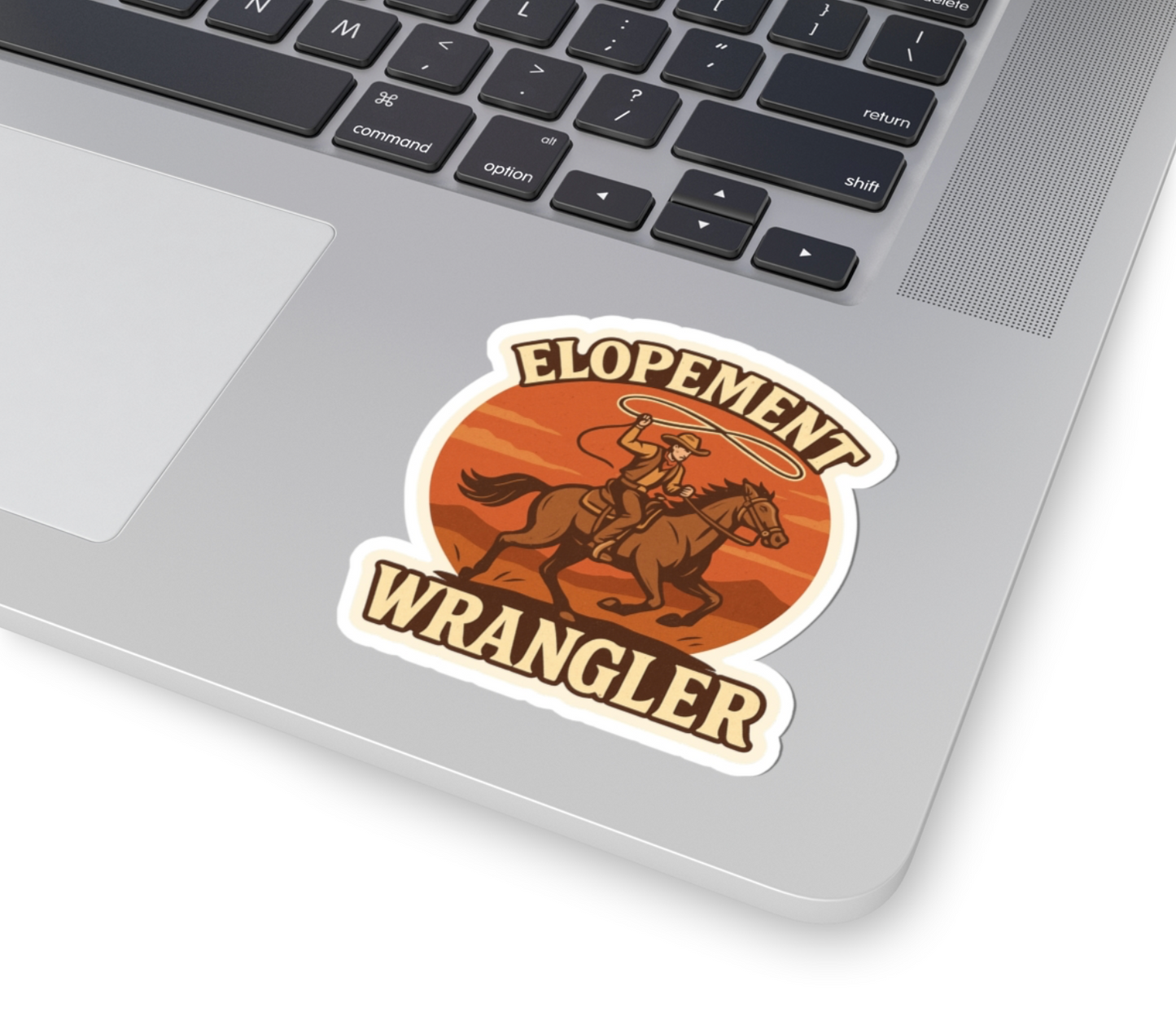 Elopement Wrangler – Vinyl Sticker
