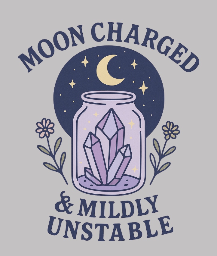 Moon Charged & Mildly Unstable Sticker