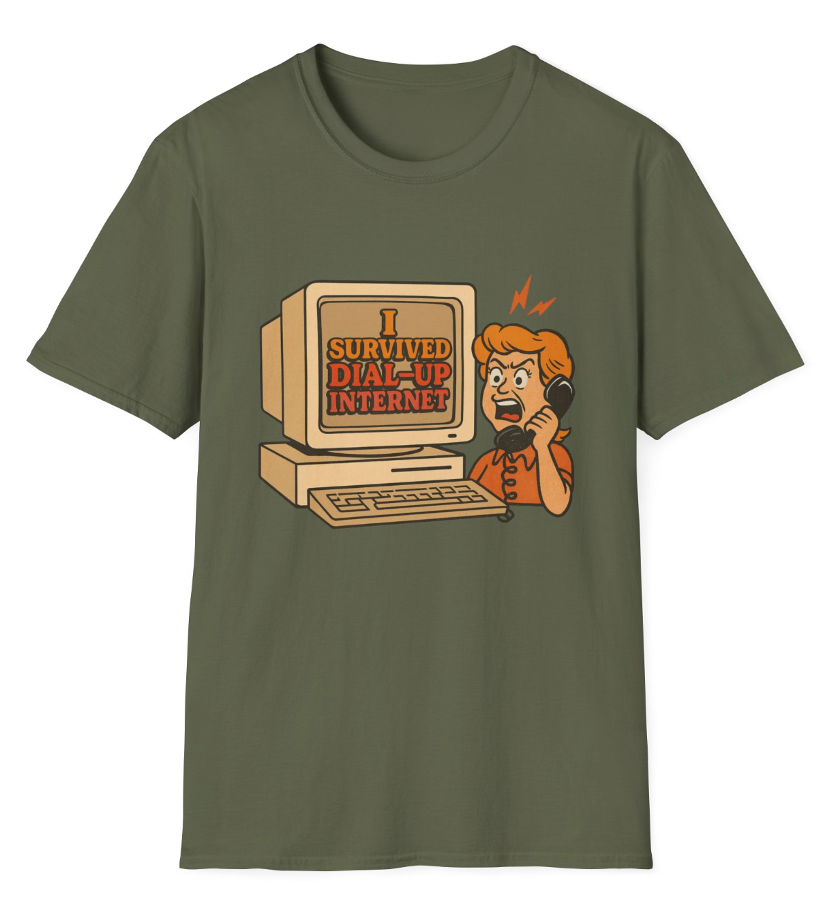I Survived Dial Up Apparel