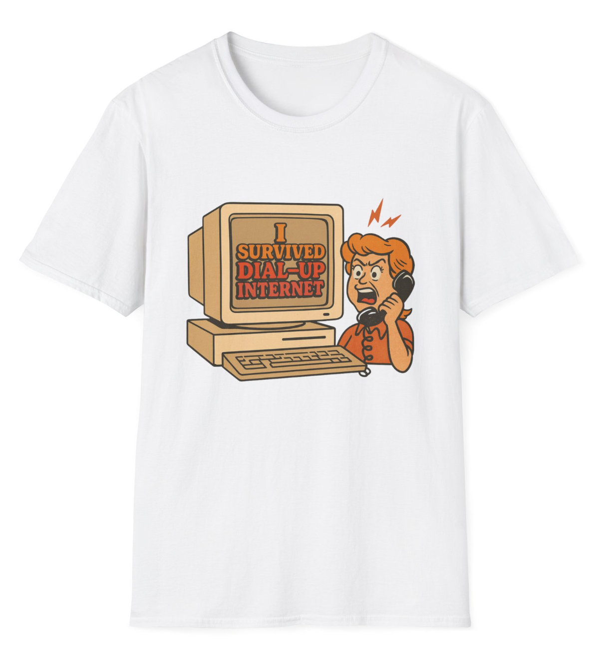 I Survived Dial Up Apparel
