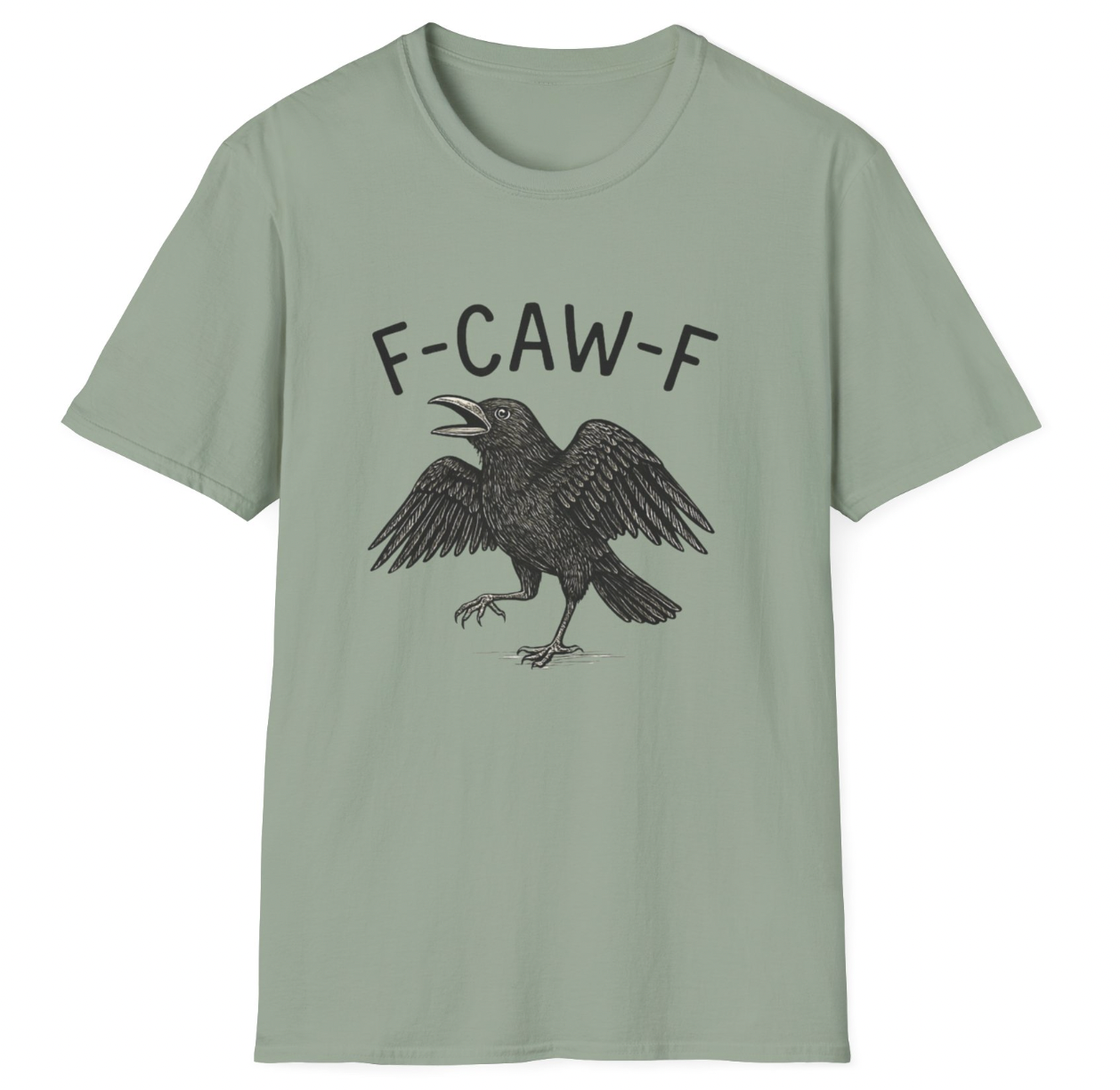 F-CAW-F Crow Tee & Sweatshirt β Sassy Spooky Vibes