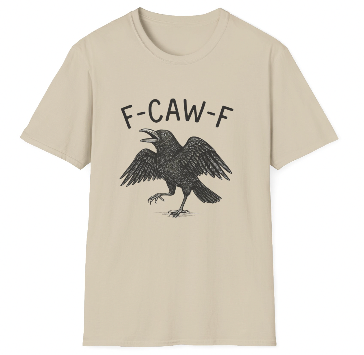 F-CAW-F Crow Tee & Sweatshirt β Sassy Spooky Vibes
