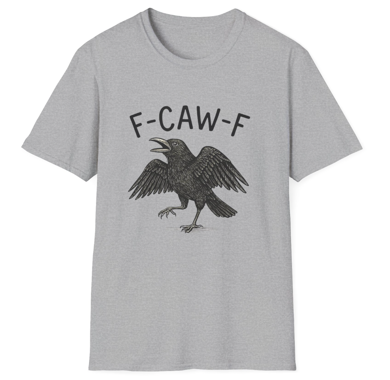 F-CAW-F Crow Tee & Sweatshirt β Sassy Spooky Vibes