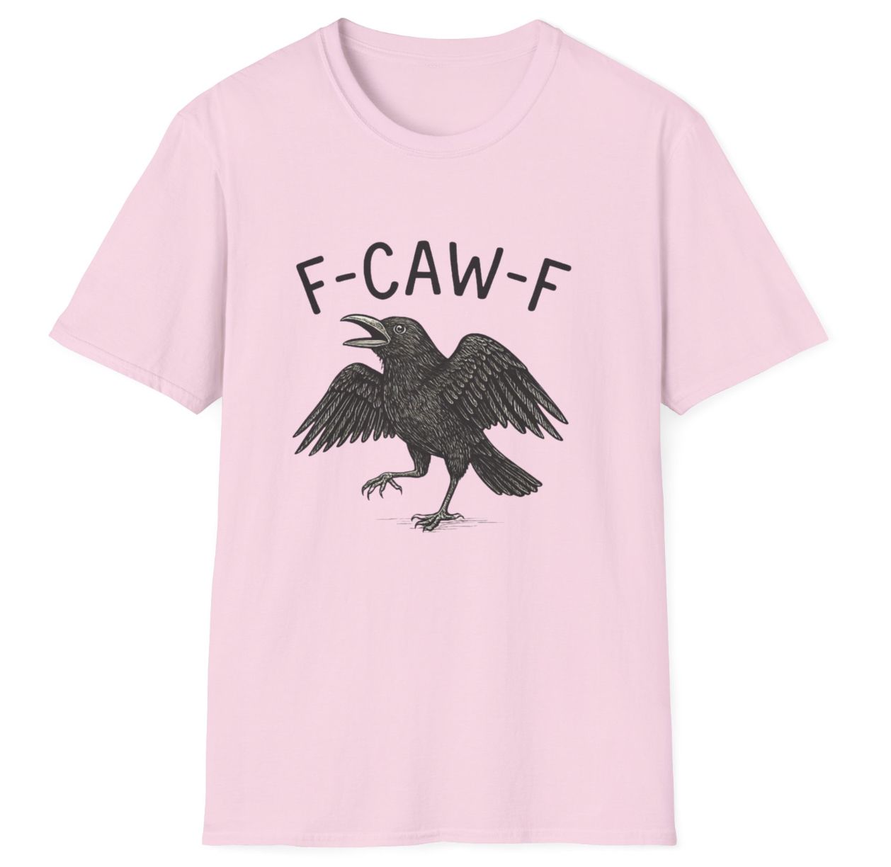 F-CAW-F Crow Tee & Sweatshirt β Sassy Spooky Vibes