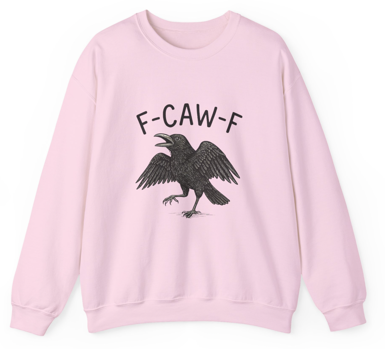 F-CAW-F Crow Tee & Sweatshirt β Sassy Spooky Vibes