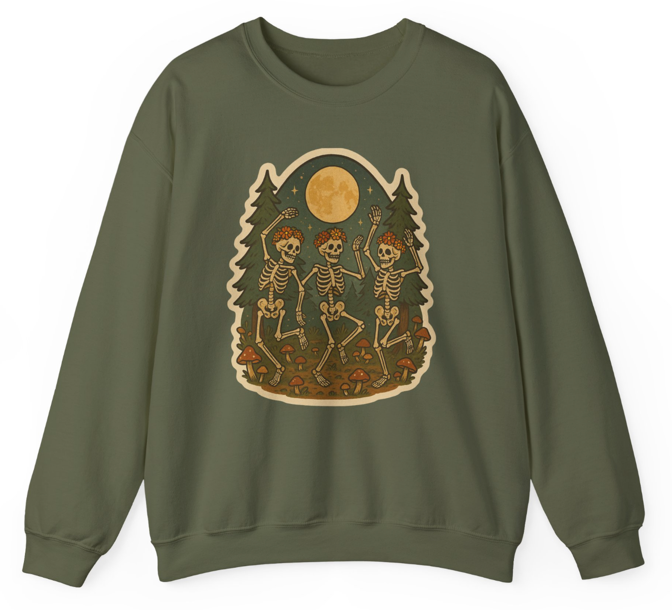 Moonlit Skeleton Dance Apparel – Hippie Spooky Forest Vibes