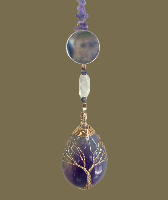 Amethyst Tree of Life Suncatcher