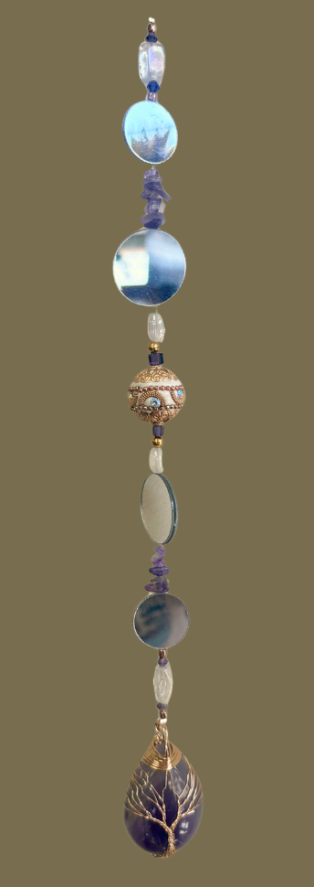 Amethyst Tree of Life Suncatcher