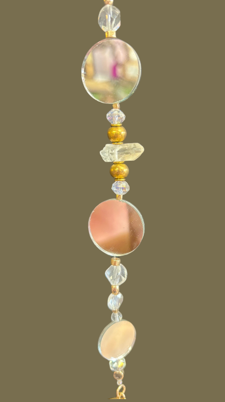 Saturn Alignment Suncatcher | Clear Quartz Light Catcher