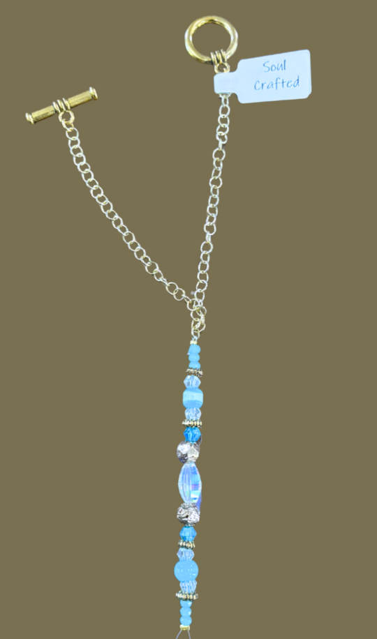 Quartz with Druzy Car Charm