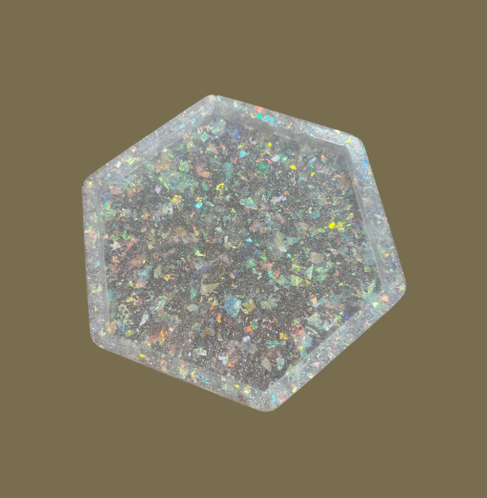 Holographic Epoxy Trinket Tray
