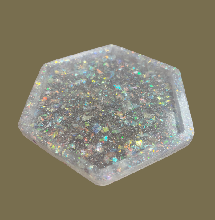Holographic Epoxy Trinket Tray