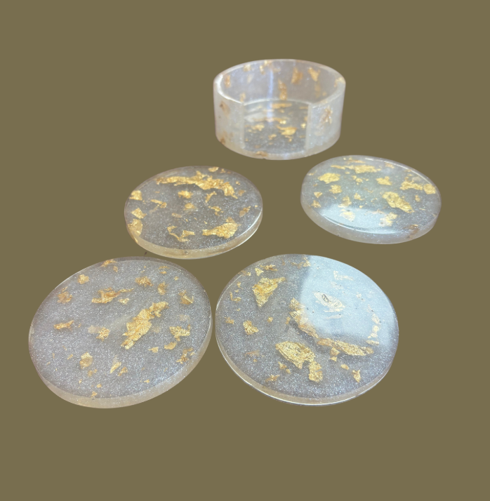 Milky Epoxy Coasters