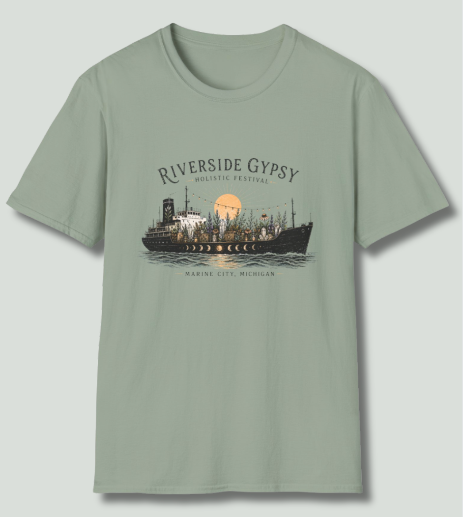 Riverside Gypsy Holistic Festival 2026 Official Tee