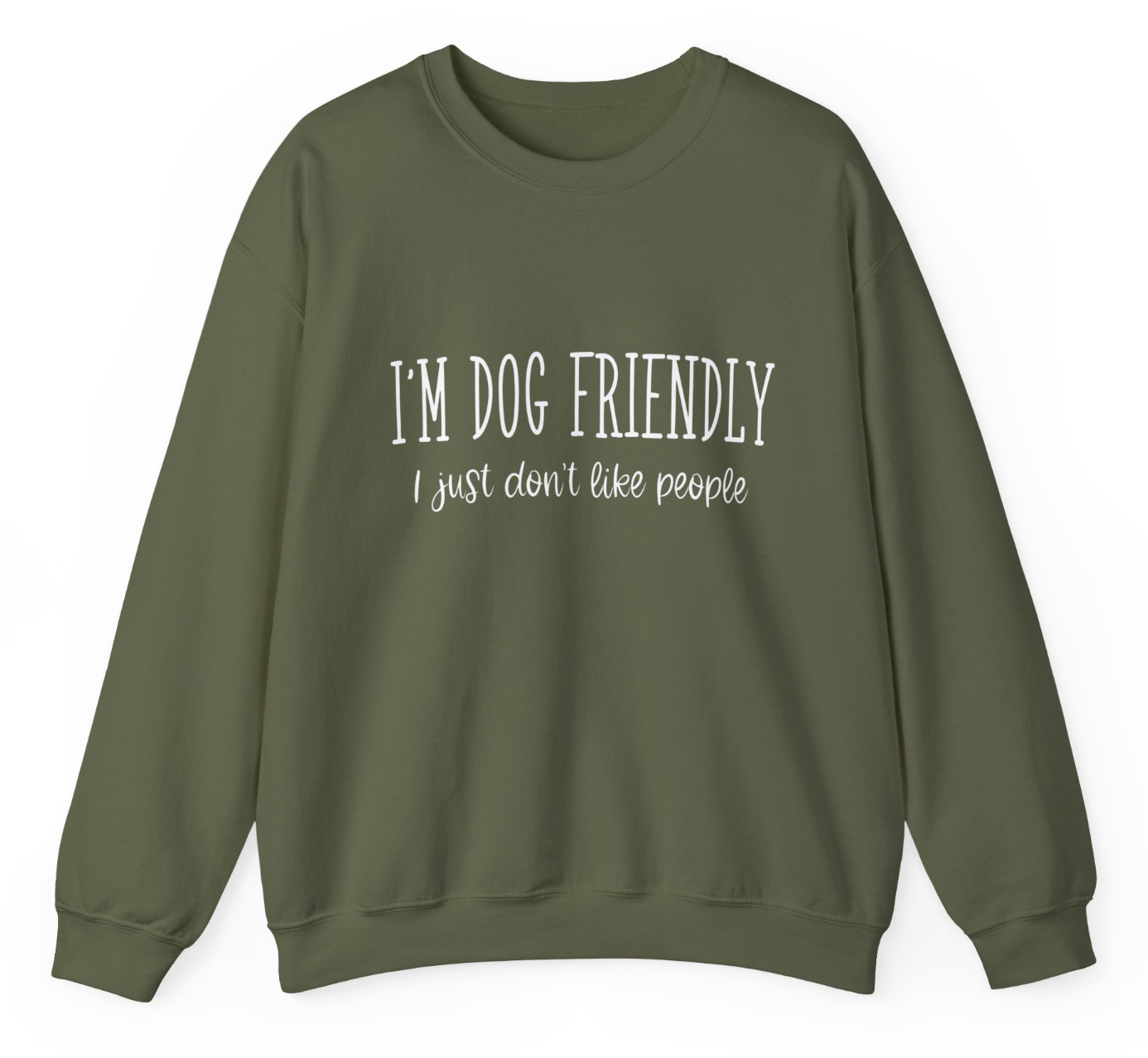 Dog Friendly: It’s People I Don’t Like" T-Shirt – For True Dog Lovers!