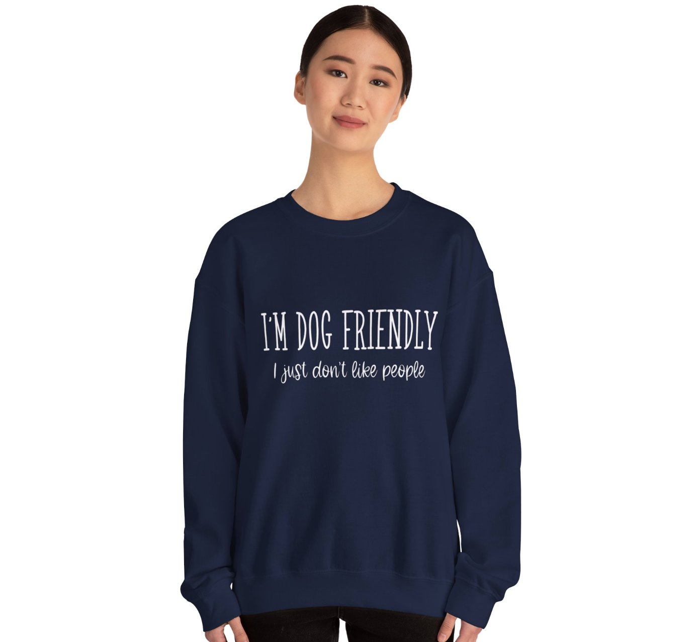 Dog Friendly: It’s People I Don’t Like" T-Shirt – For True Dog Lovers!