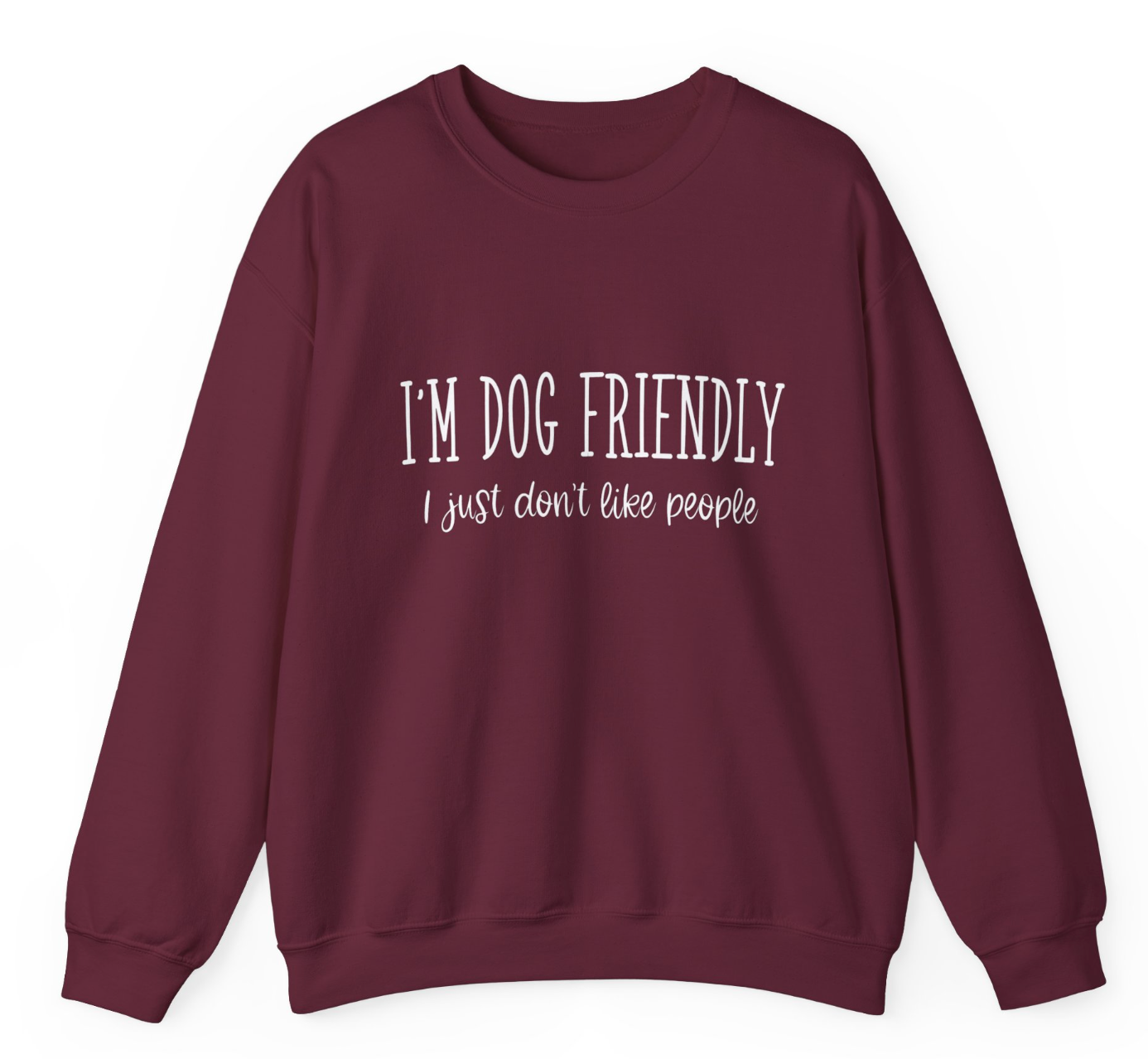 Dog Friendly: It’s People I Don’t Like" T-Shirt – For True Dog Lovers!