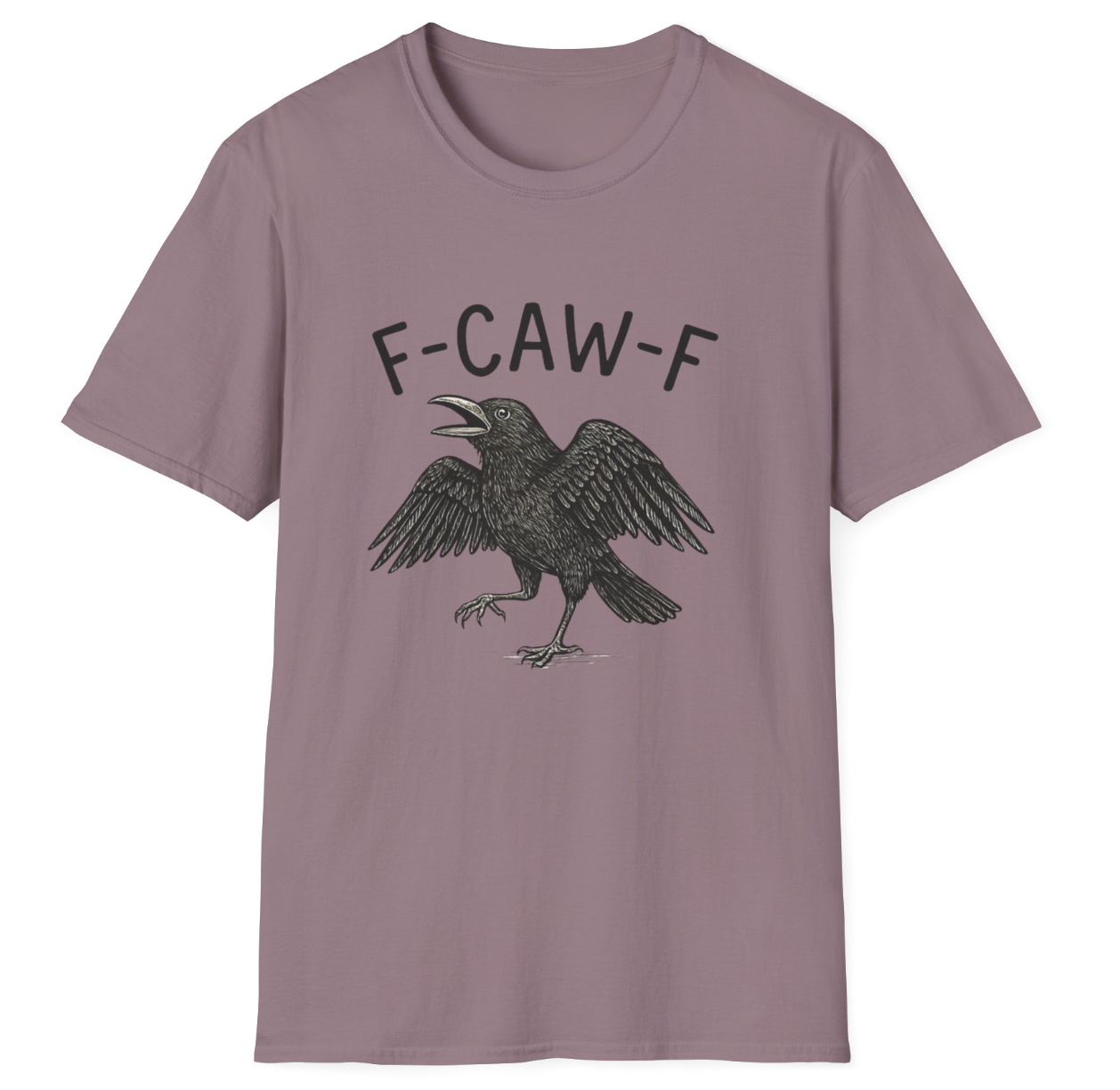 F-CAW-F Crow Tee & Sweatshirt β Sassy Spooky Vibes