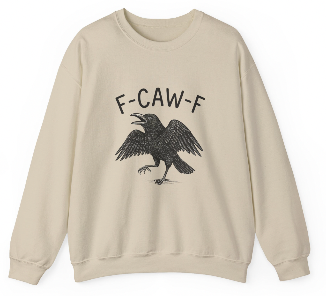 F-CAW-F Crow Tee & Sweatshirt β Sassy Spooky Vibes