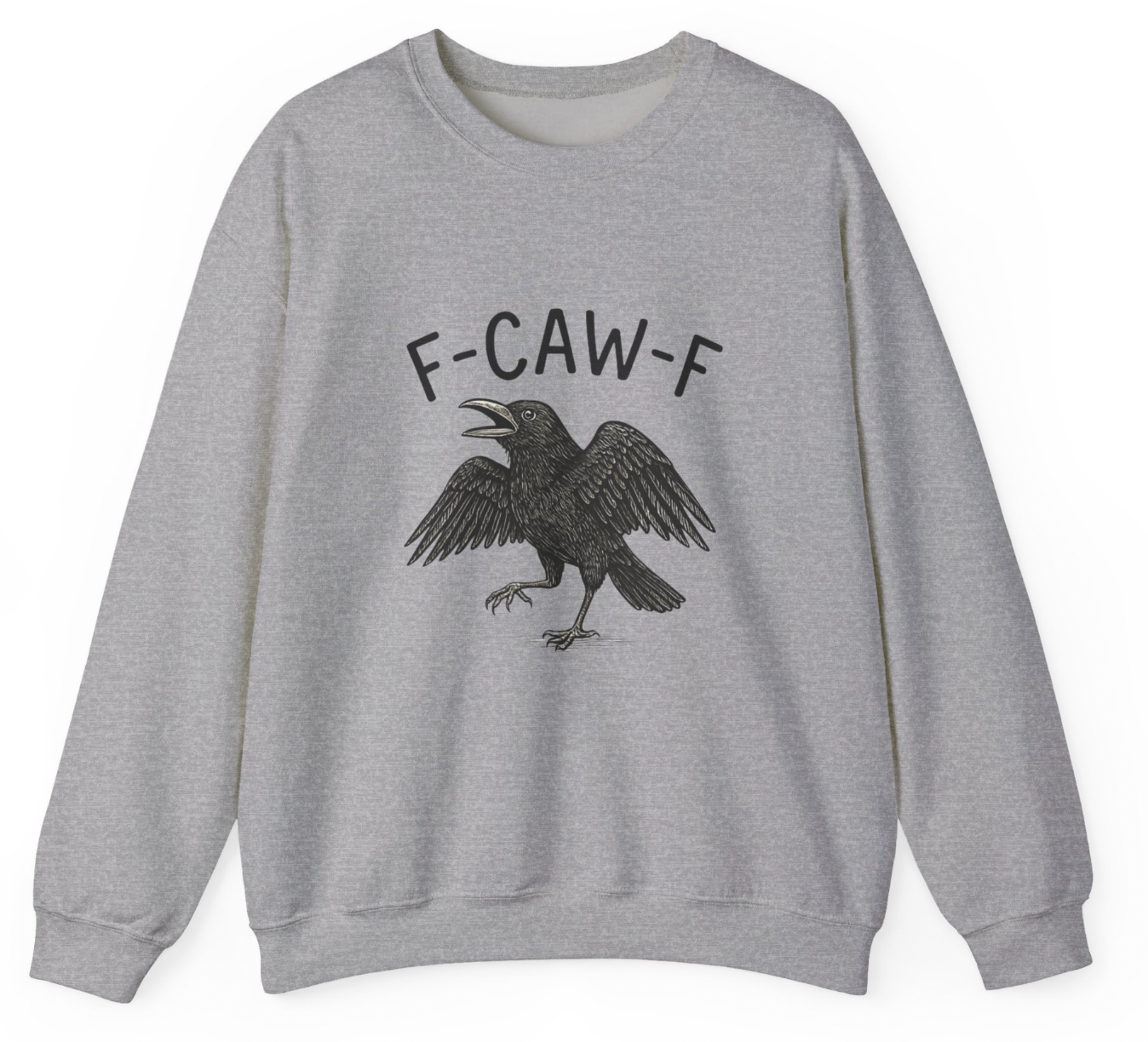 F-CAW-F Crow Tee & Sweatshirt β Sassy Spooky Vibes