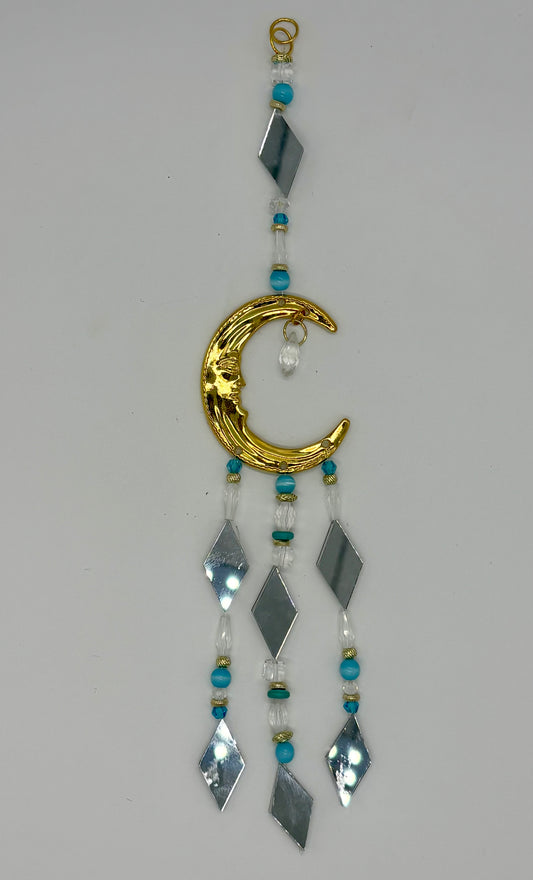 Golden Moon Suncatcher