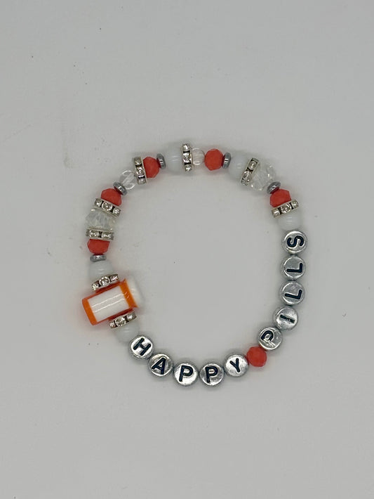 “Happy Pills” Stretch Bracelet