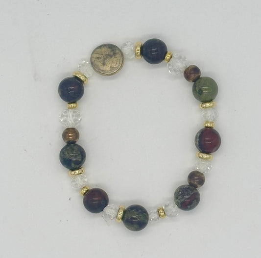 Bloodstone Stretch Bracelet