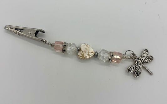 Pink Dragonfly Roach Clip