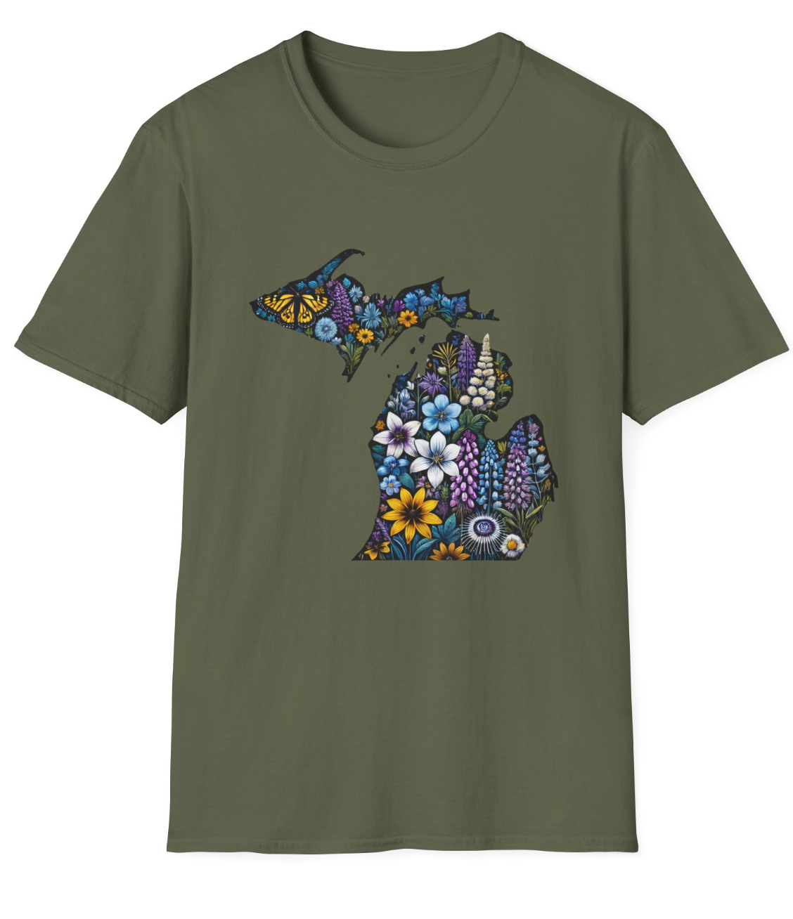 Michigan Flowers Apparel