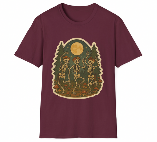 Moonlit Skeleton Dance Apparel – Hippie Spooky Forest Vibes