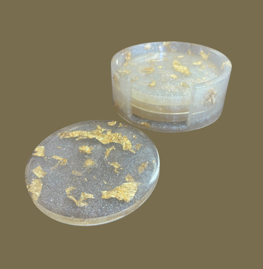 Milky Epoxy Coasters