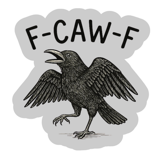 F-CAW-F Raven Sticker