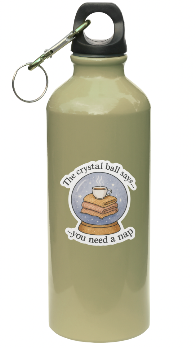 The Crystal Ball Says Nap Sticker