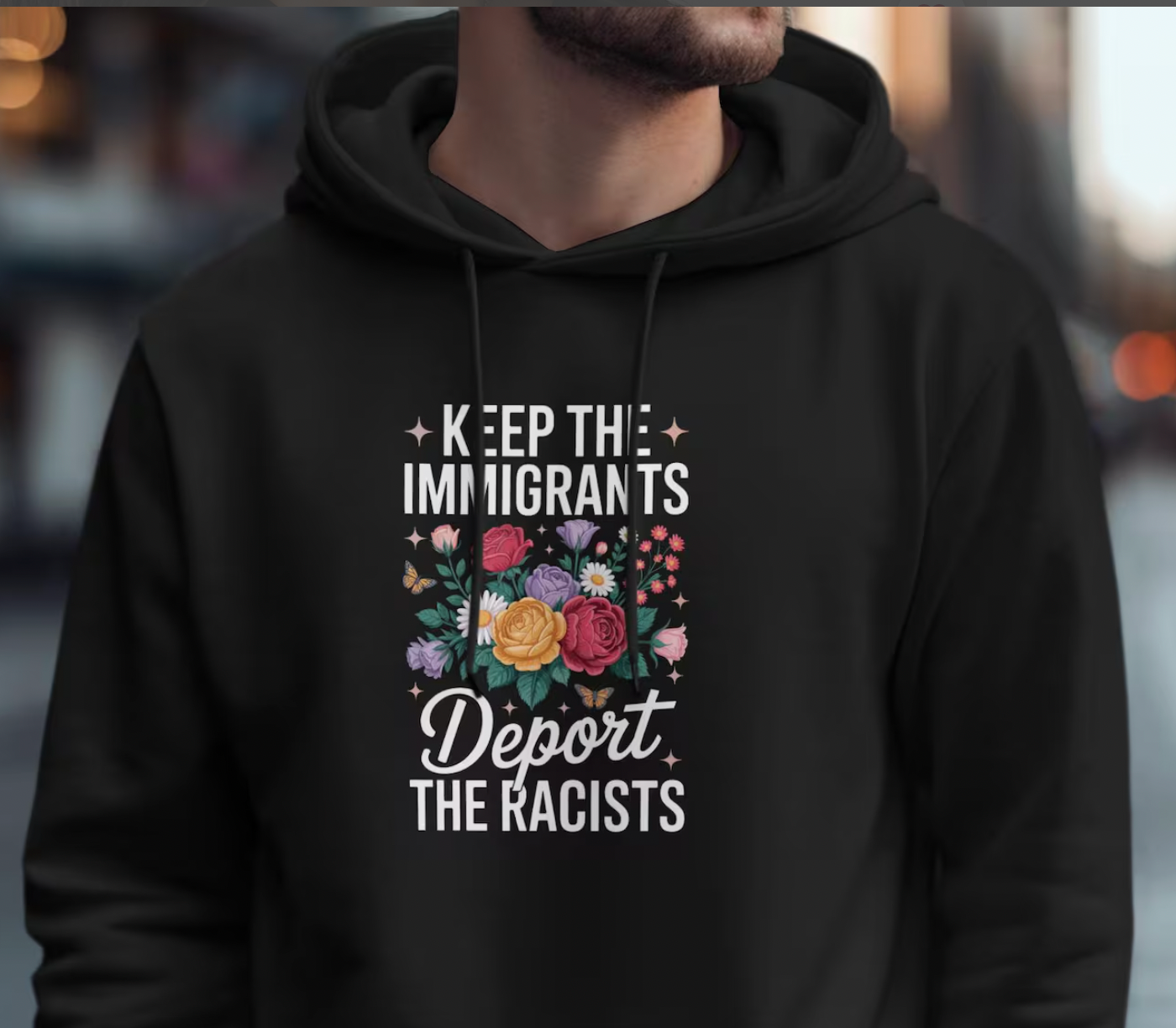 Keep Immigrants- Deport Racists Apparel
