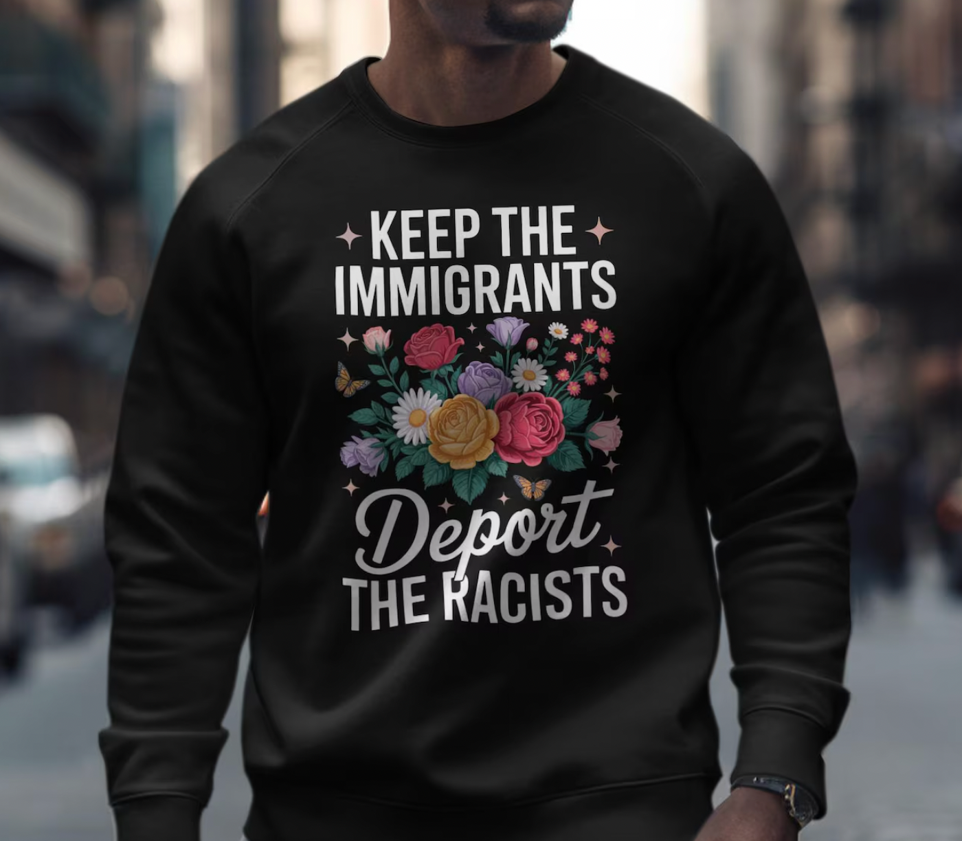 Keep Immigrants- Deport Racists Apparel