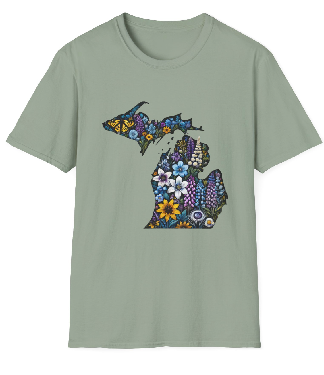 Michigan Flowers Apparel